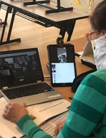 Distance Learning der 1A im Lockdown 2