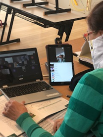 Distance Learning der 1A im Lockdown 2