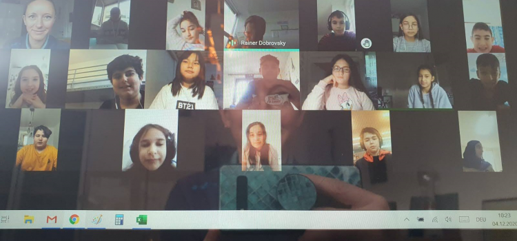Distance Learning der 1B im Lockdown 2