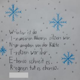 Lyrik aus dem Wohnzimmer – ein Projekt der 4 D