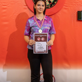 Staatsmeistertitel im Dart für Tabea Staatsmeistertitel im Dart für Tabea